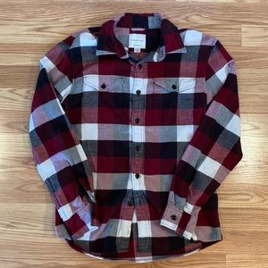 American Eagle XS men’s flannel button down shirt
